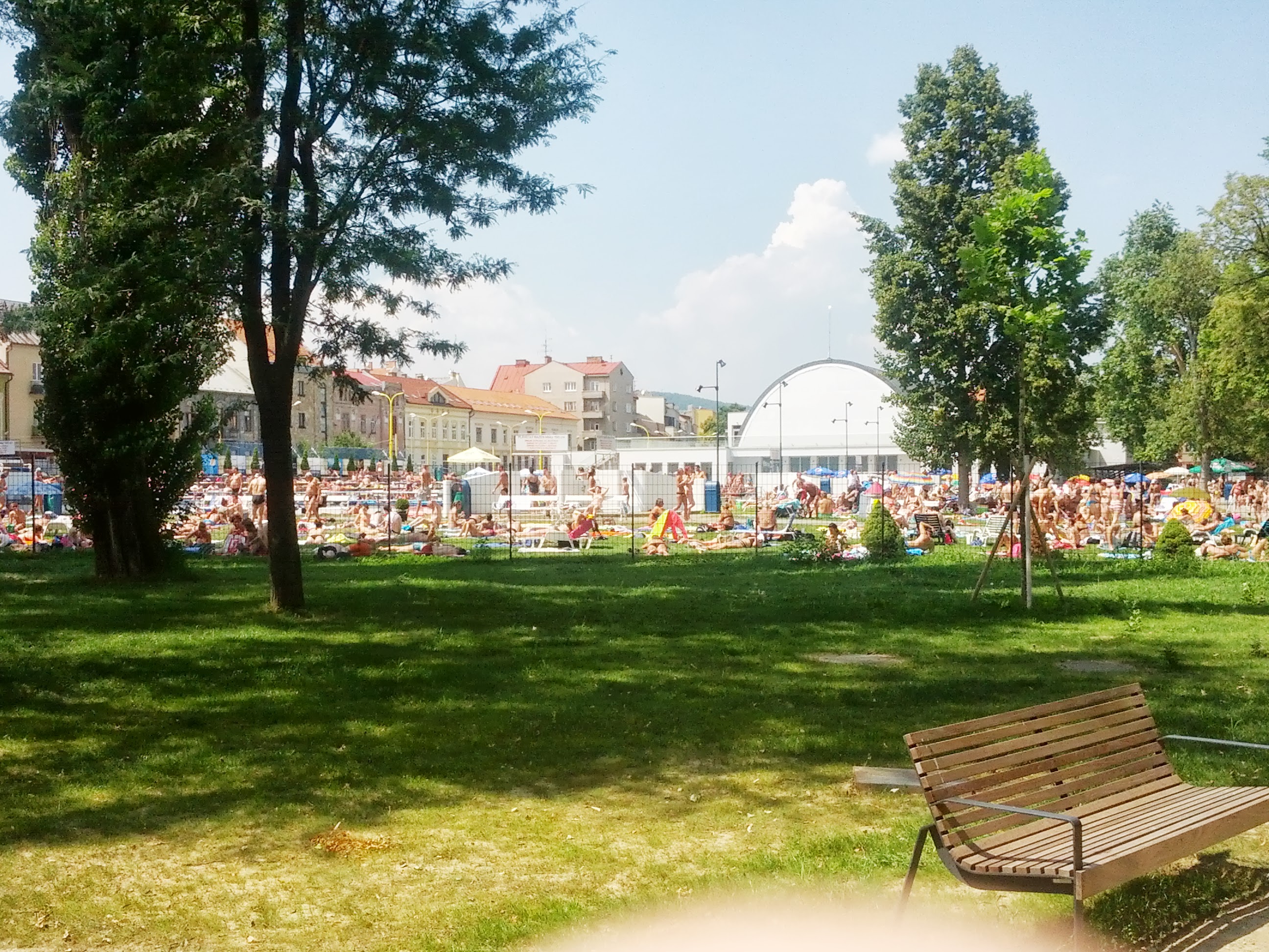 Crowded Swimming Pool